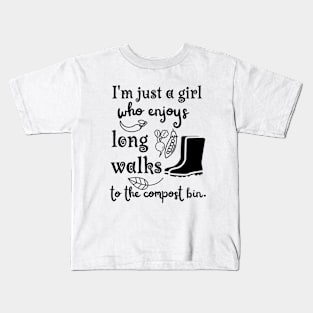 Gardening Girl Kids T-Shirt